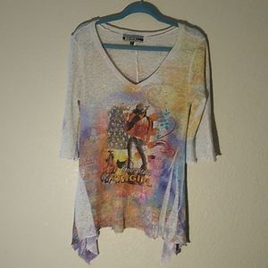 Daniali cowgirl shirt